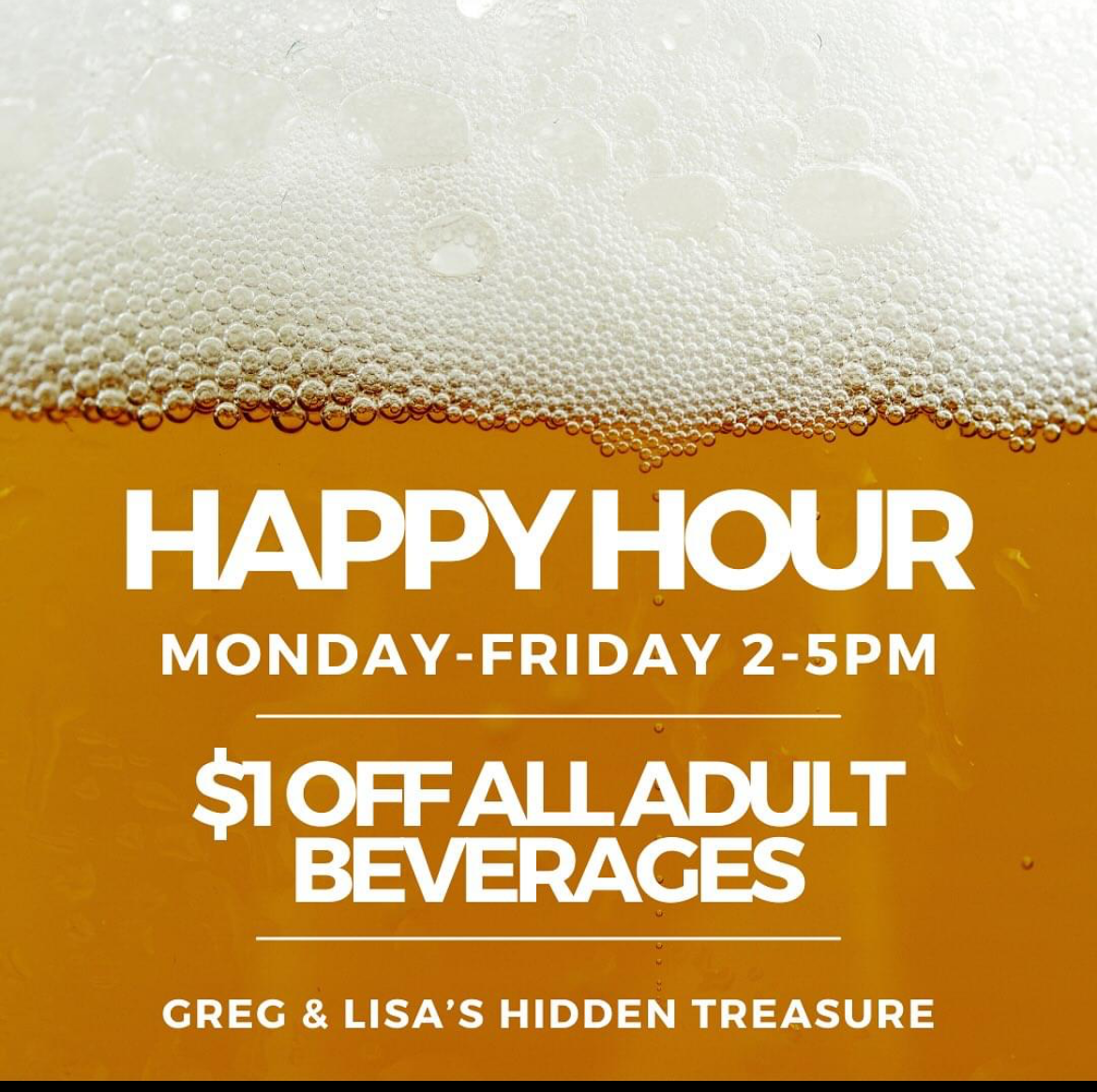 Happy Hour | Greg and Lisa's Hidden Treasure | American Restaurant