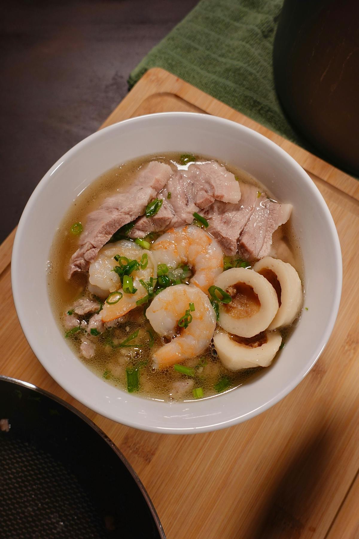 a bowl of food on a plate