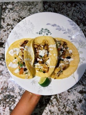 food on a plate