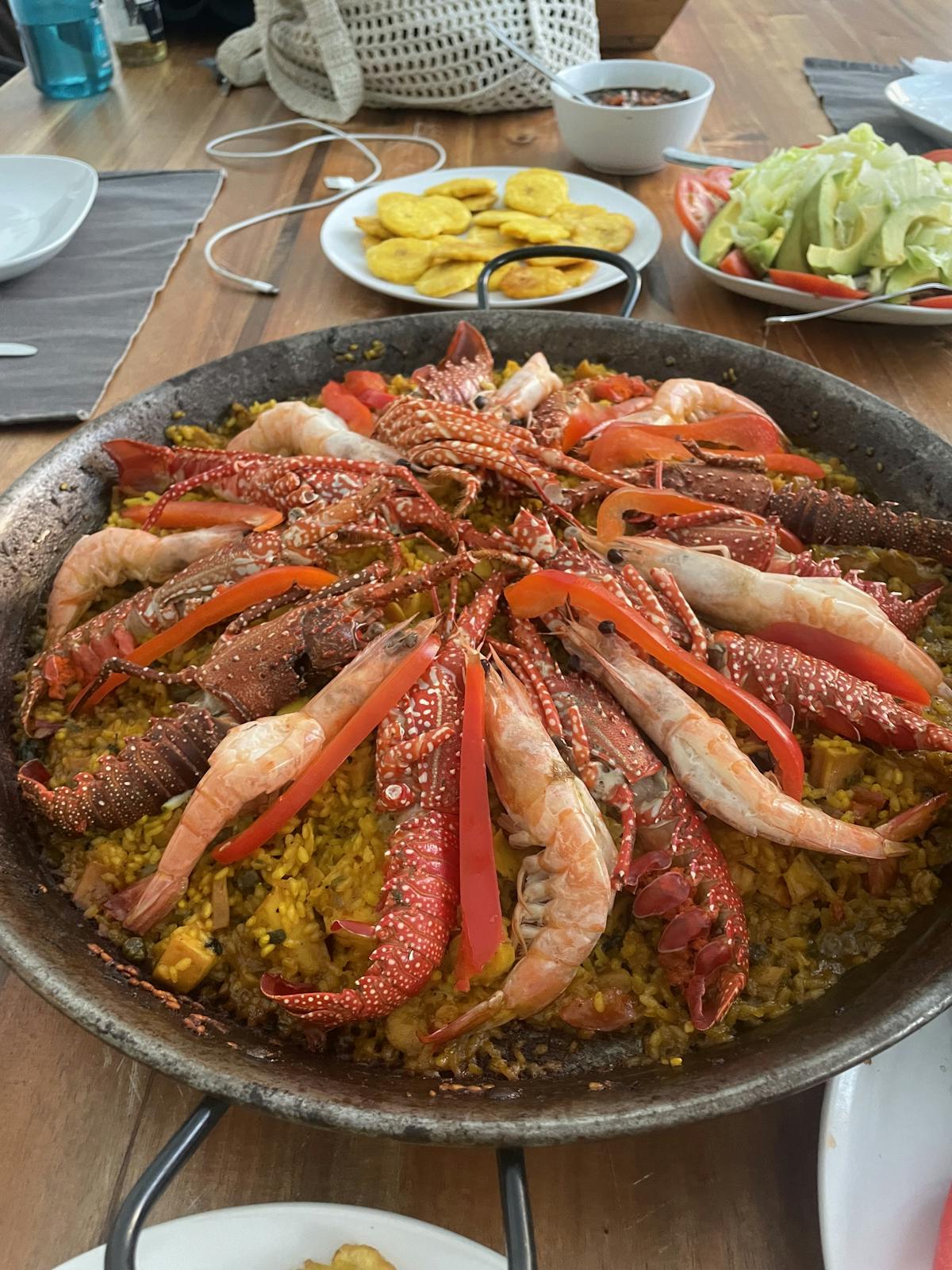 a bowl of food on a table