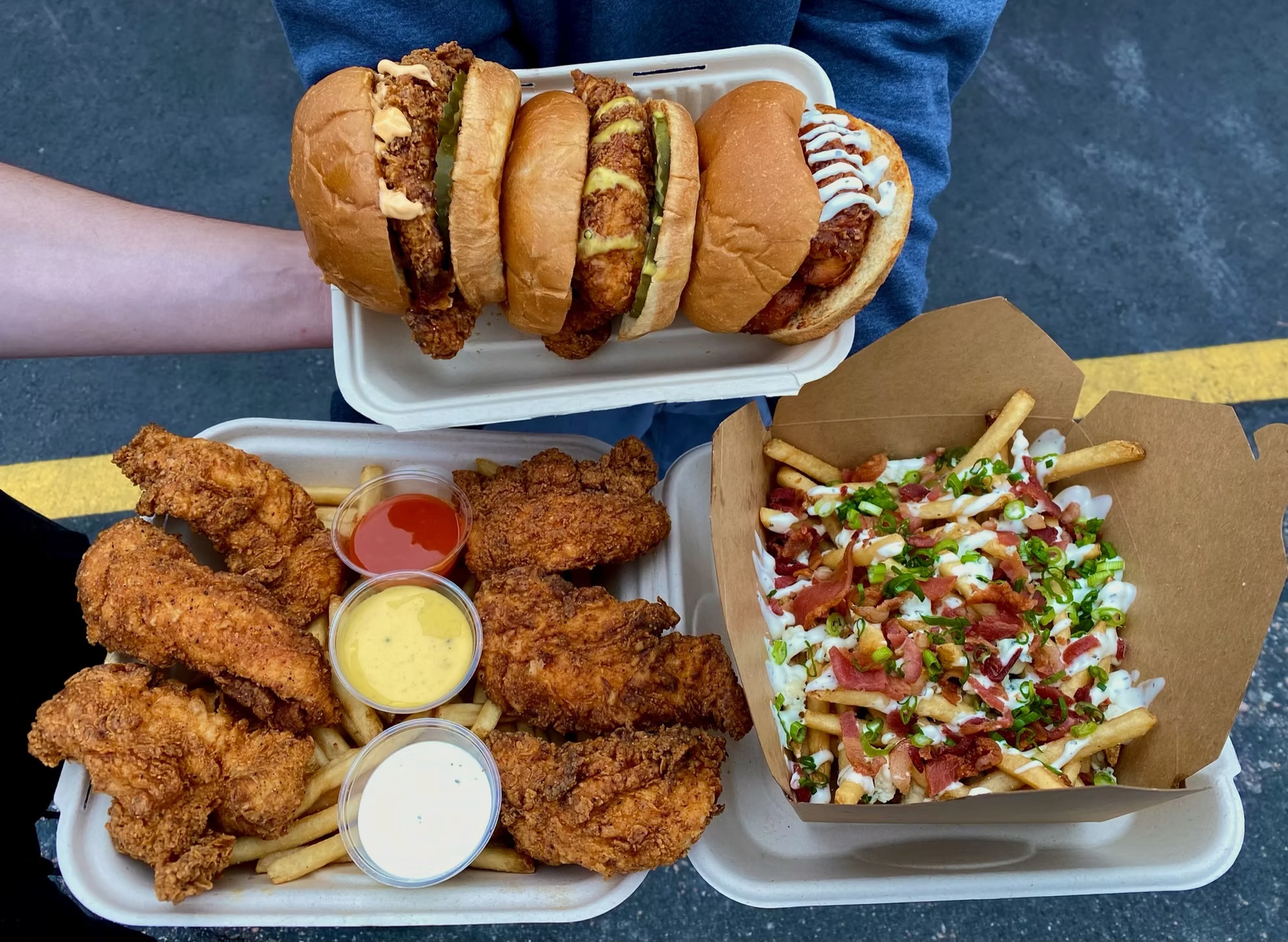 Fired Chicken and sides