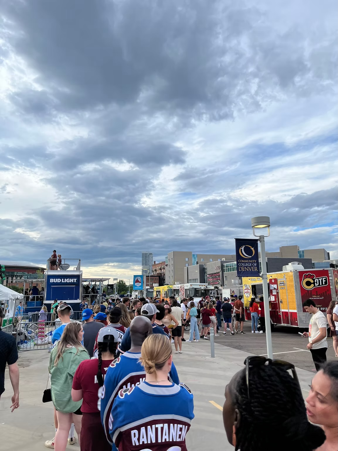 A line of Hungry people