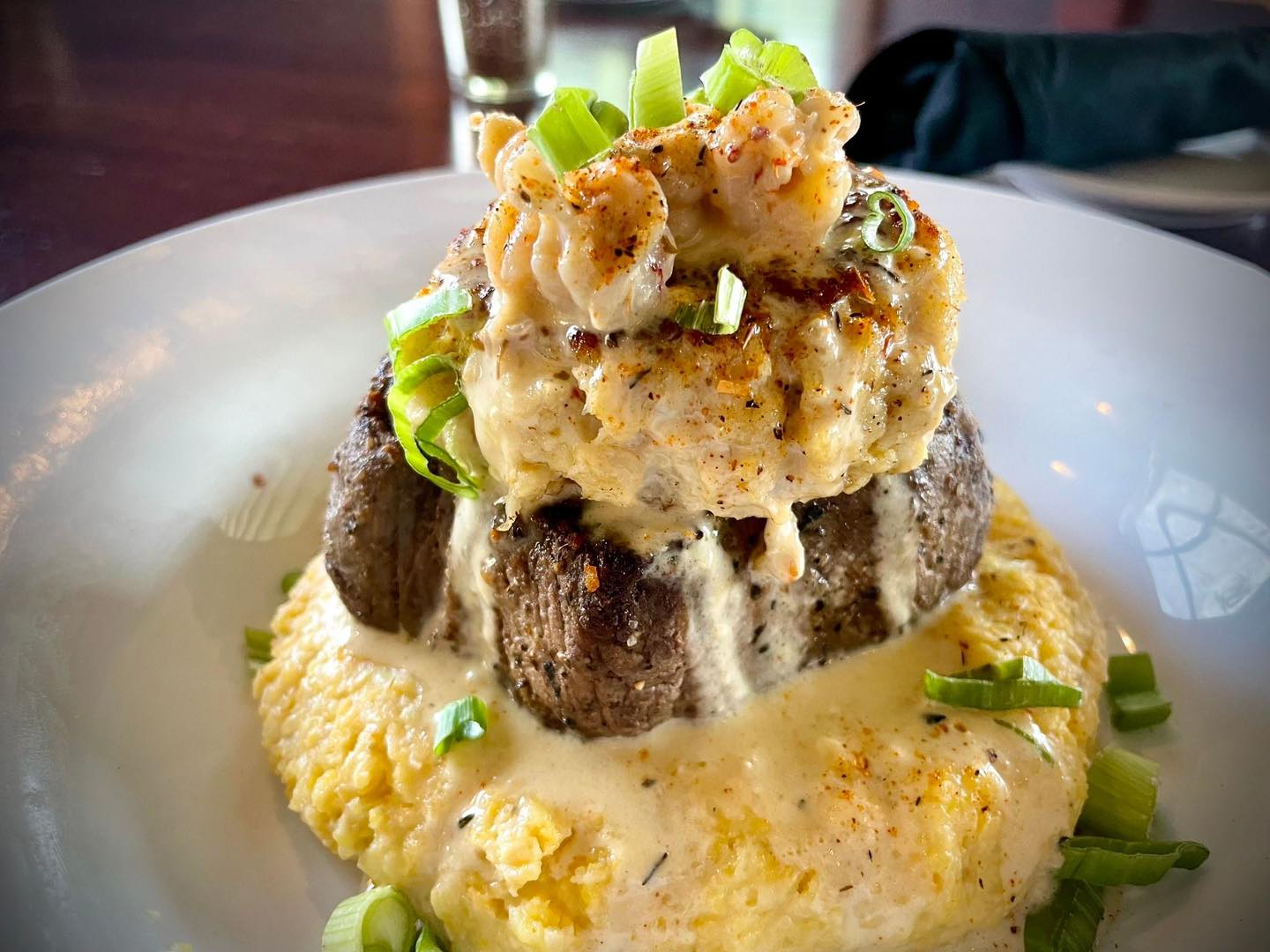 a close up of a plate of food