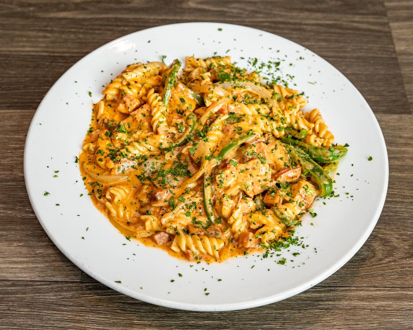 a plate of food on a table