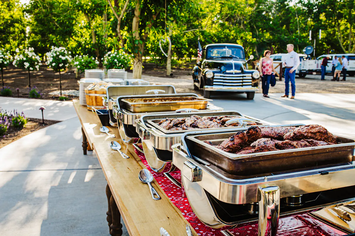 trays of food