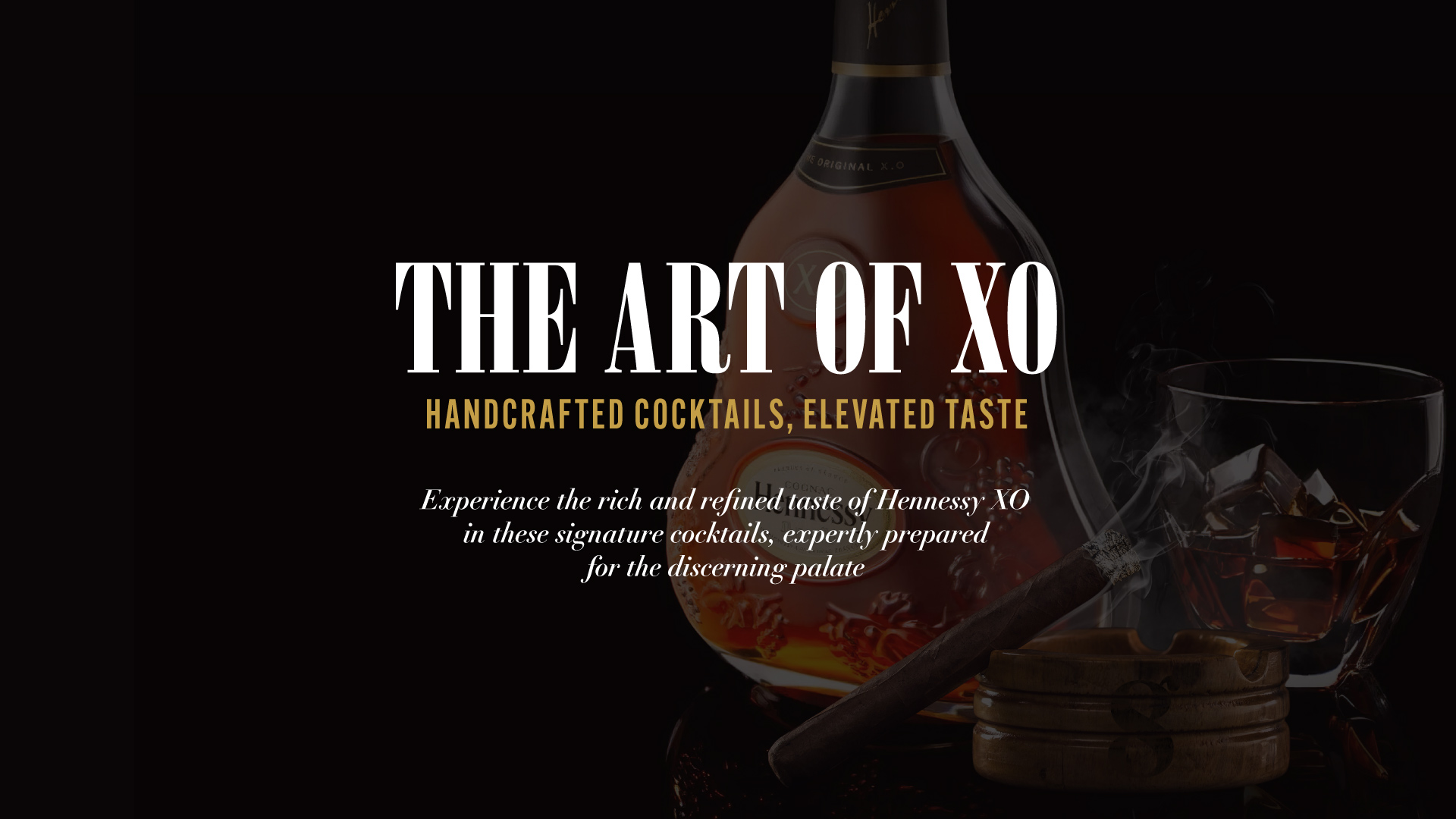 The Art of XO at Eight Lounge. The perfect pairing.