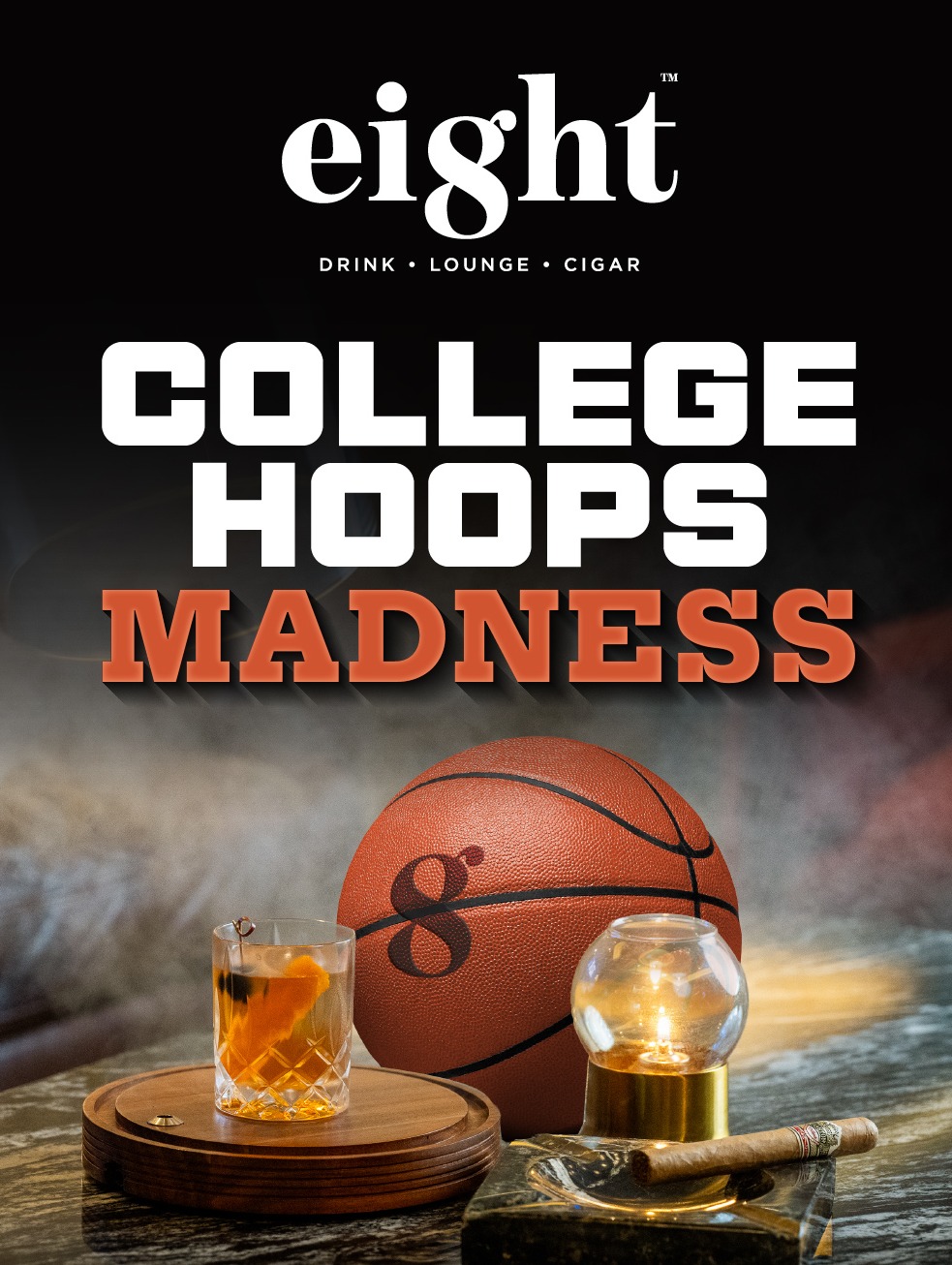 NCAA Tournament Action at Eight Lounge