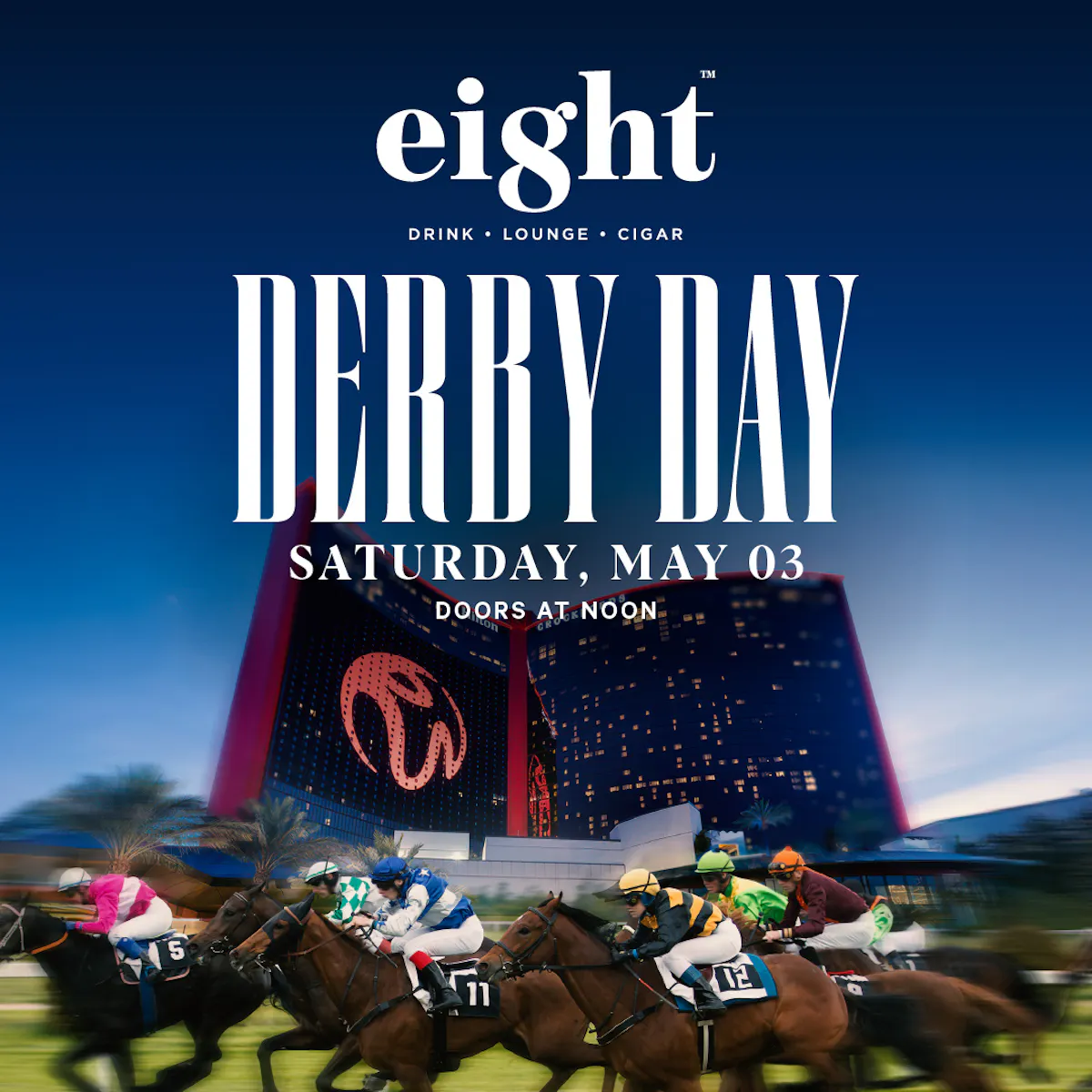„Talk Derby To Me“ Glitzer-Banner – Kentucky Derby Party Deko, Vorgefertigt, 3 Meter