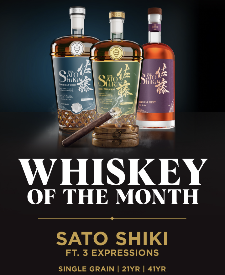 Whiskey off the month for September Sato Shiki