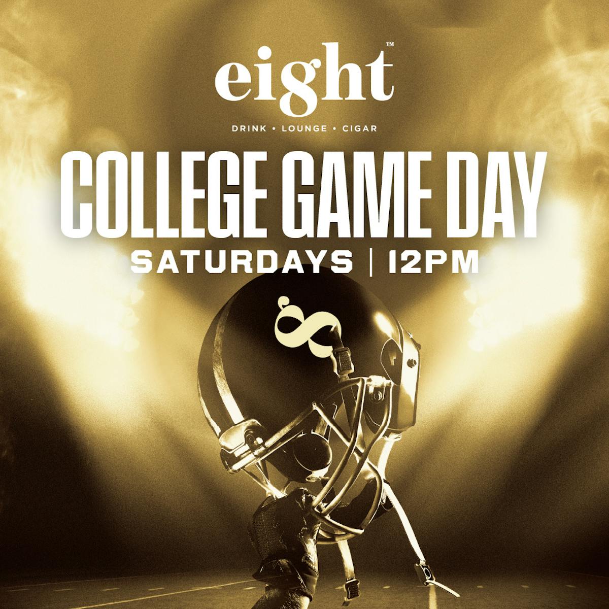 College Football Saturdays at Eight Lounge