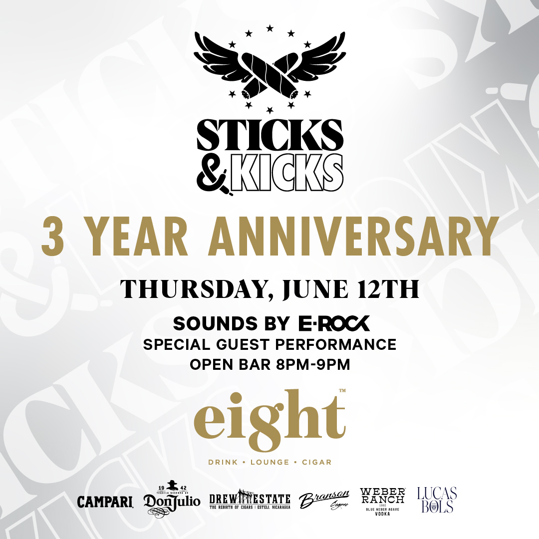 Sticks & Kicks 3 Year Anniversary
