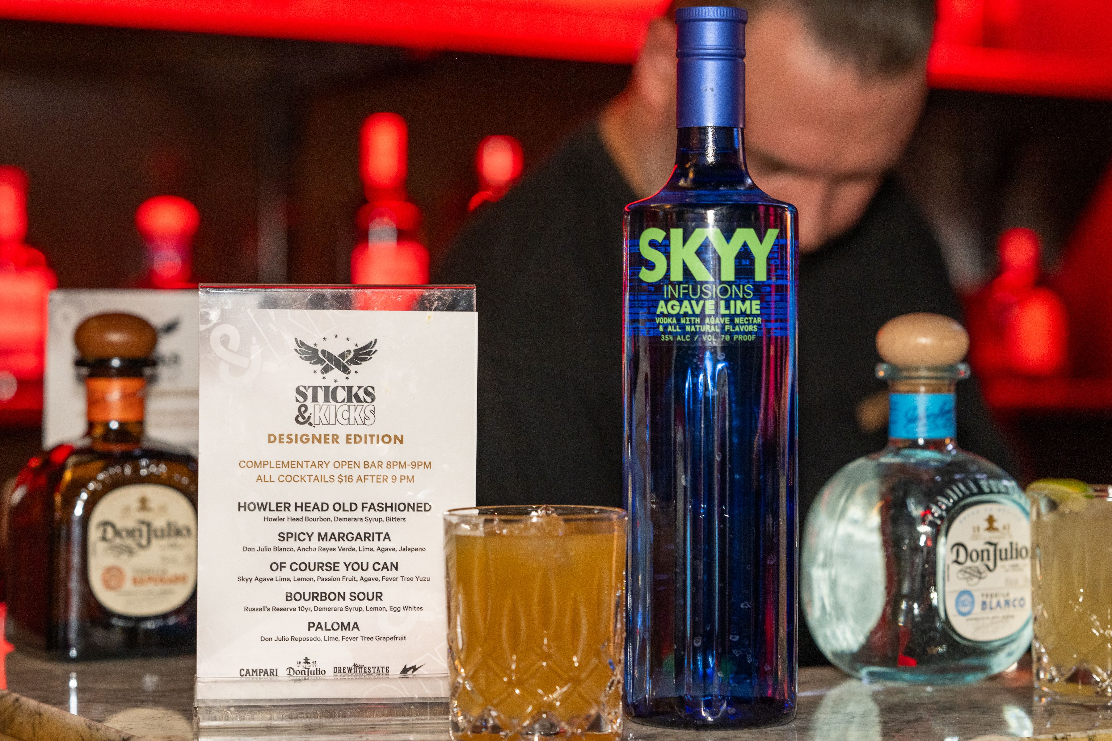 a bottle of wine on a table