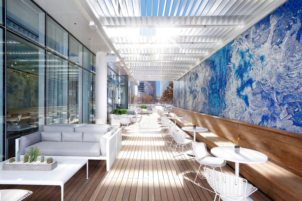 The Terrace at Ellies Restaurant Arts District Dallas TX