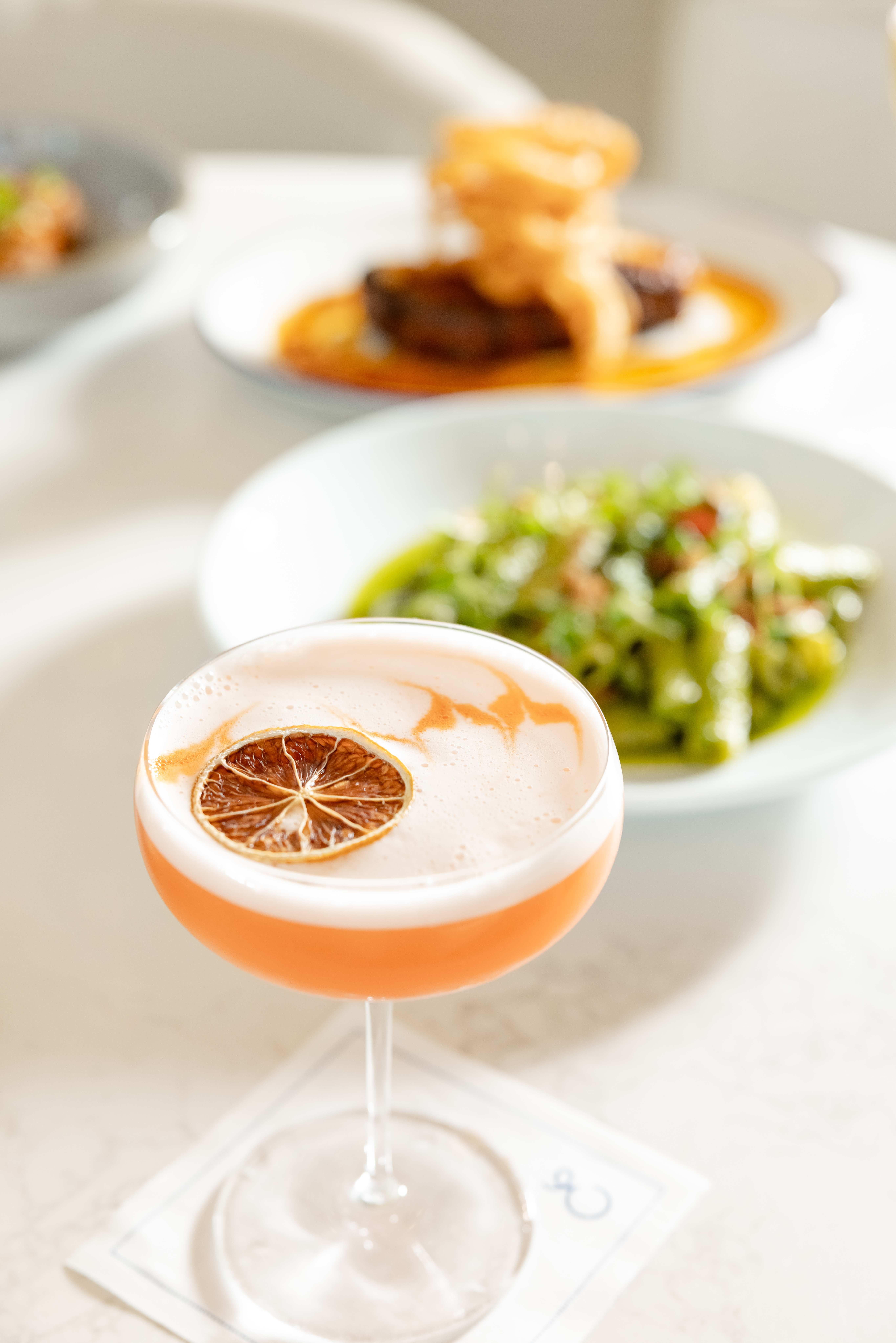 a plate of food on a table