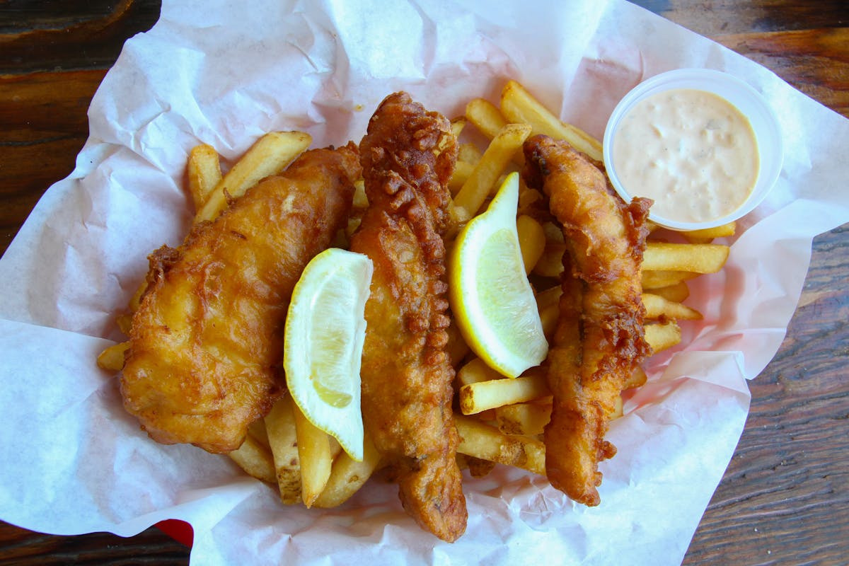 food on a table