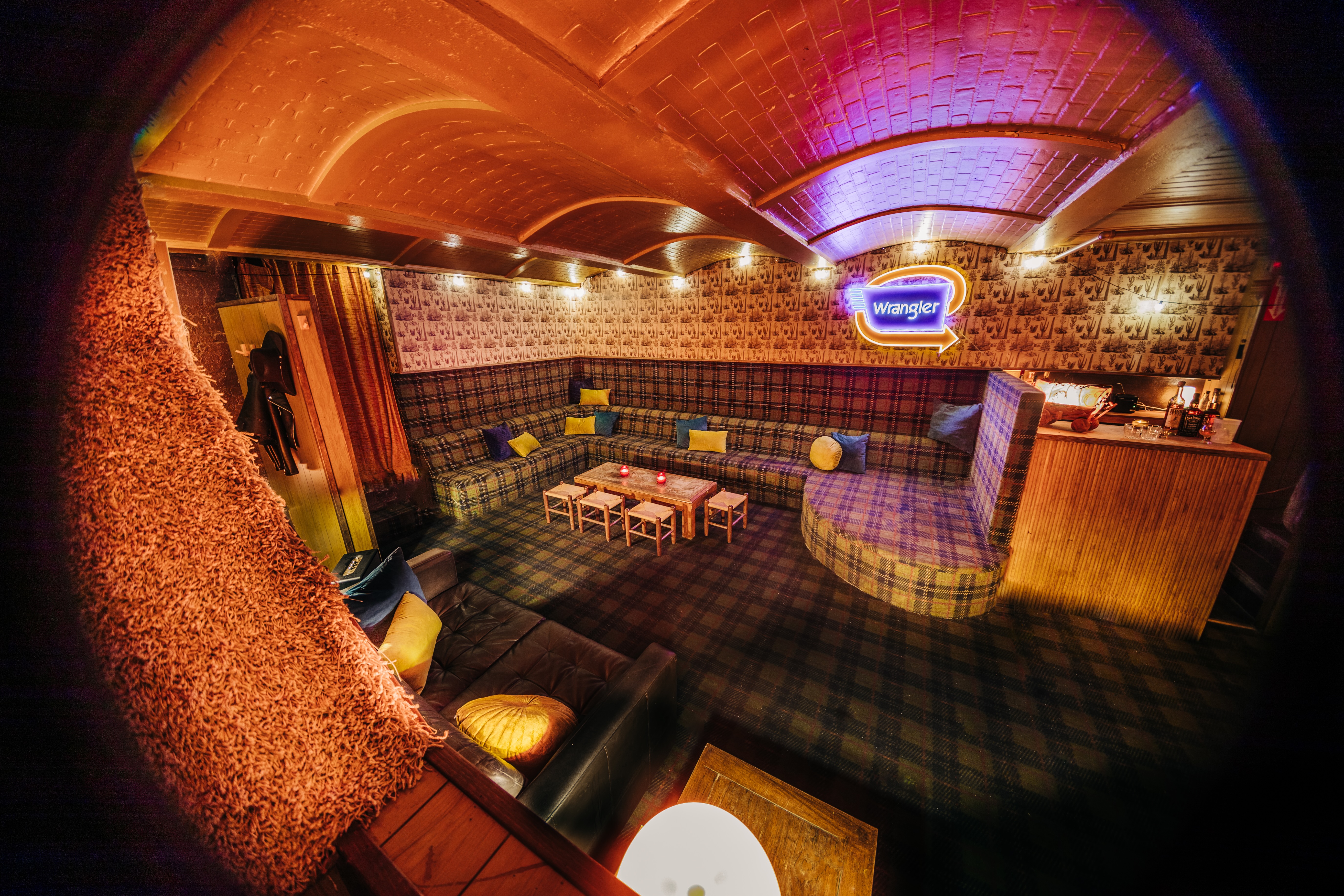 a stack of flyers on a table