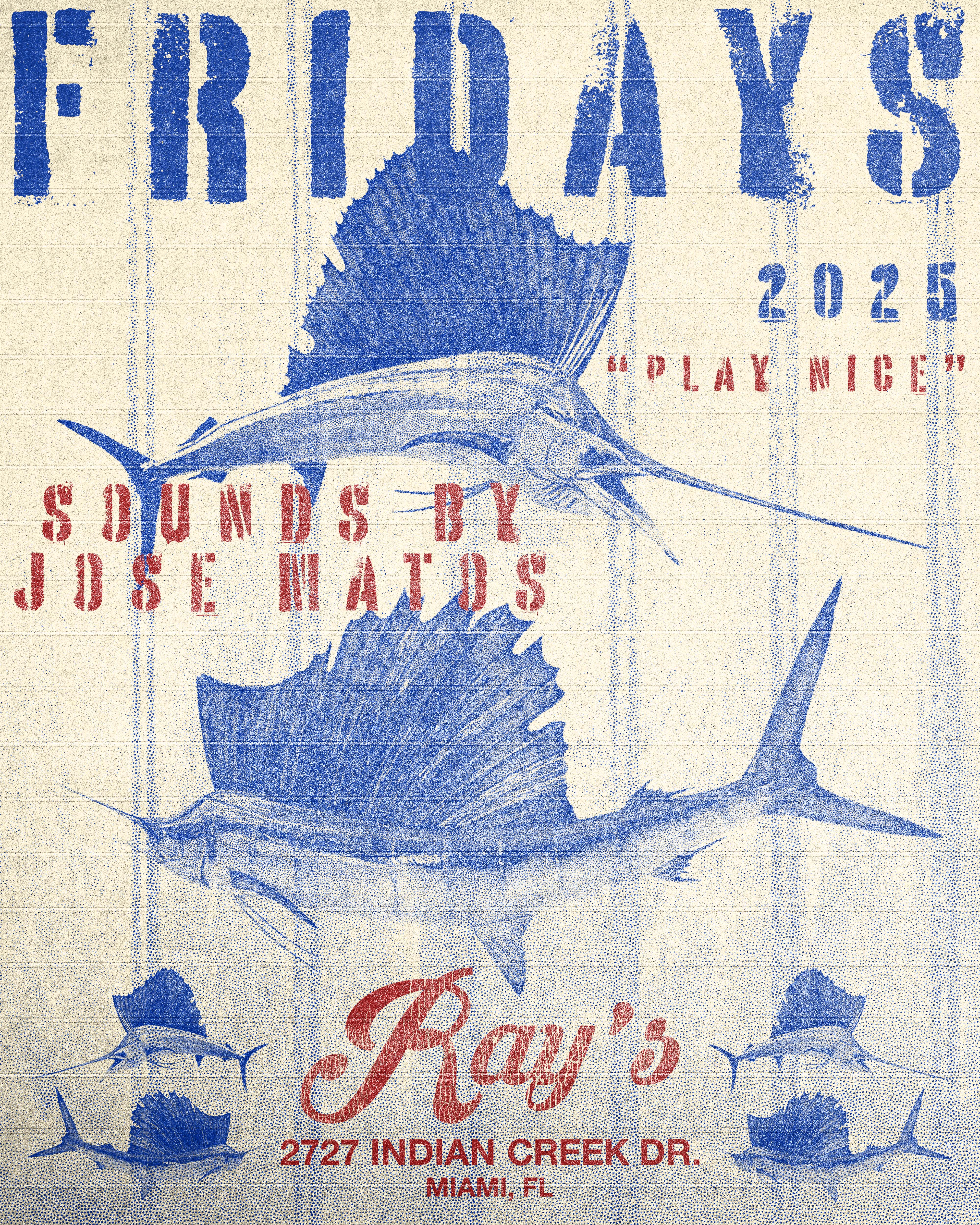 Ray's Friday Night Miami DJs Flyer