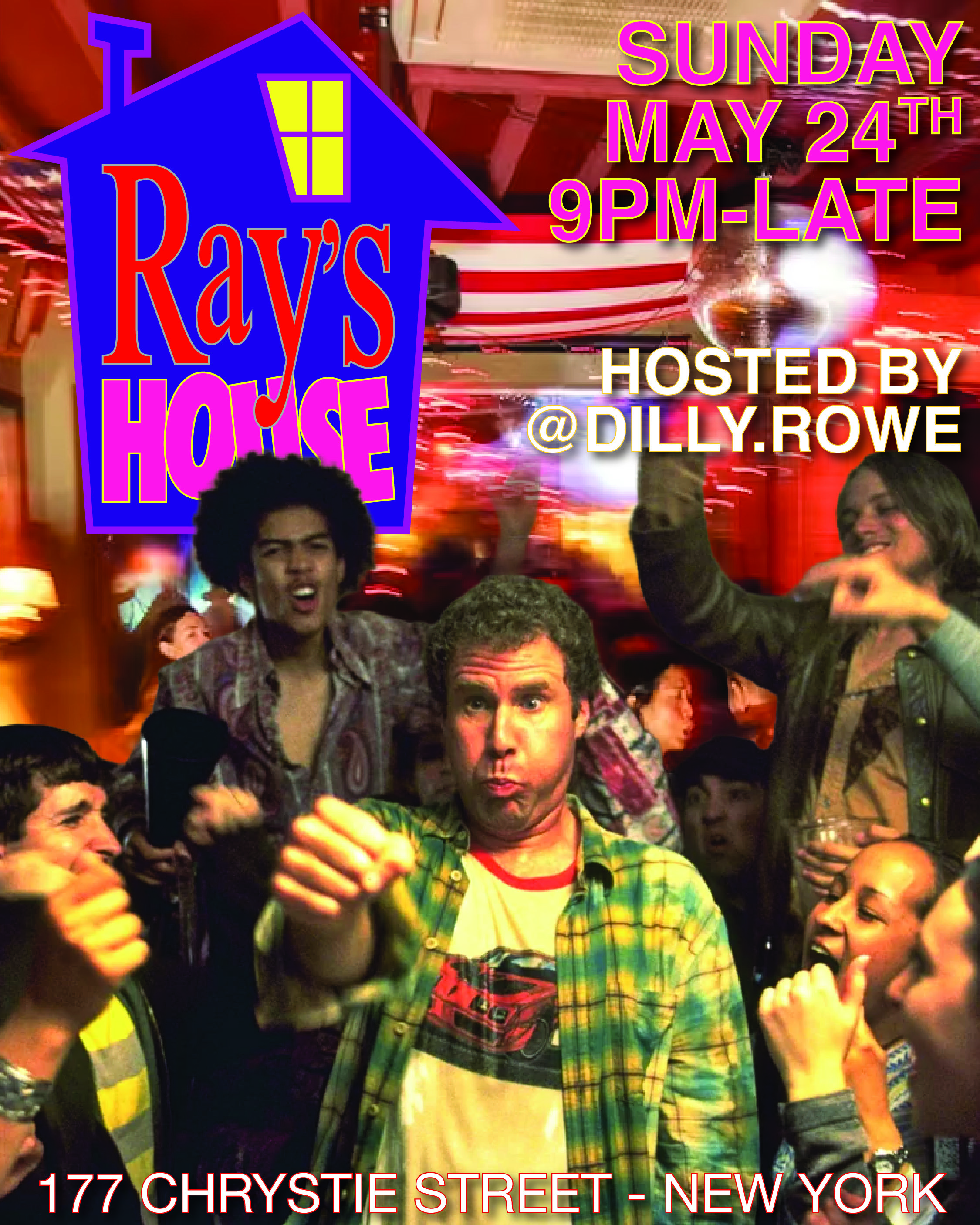 RAY'S HOUSE PARTY  SUNDAY AT 9PM  HOSTED BY @DILLY.ROWE