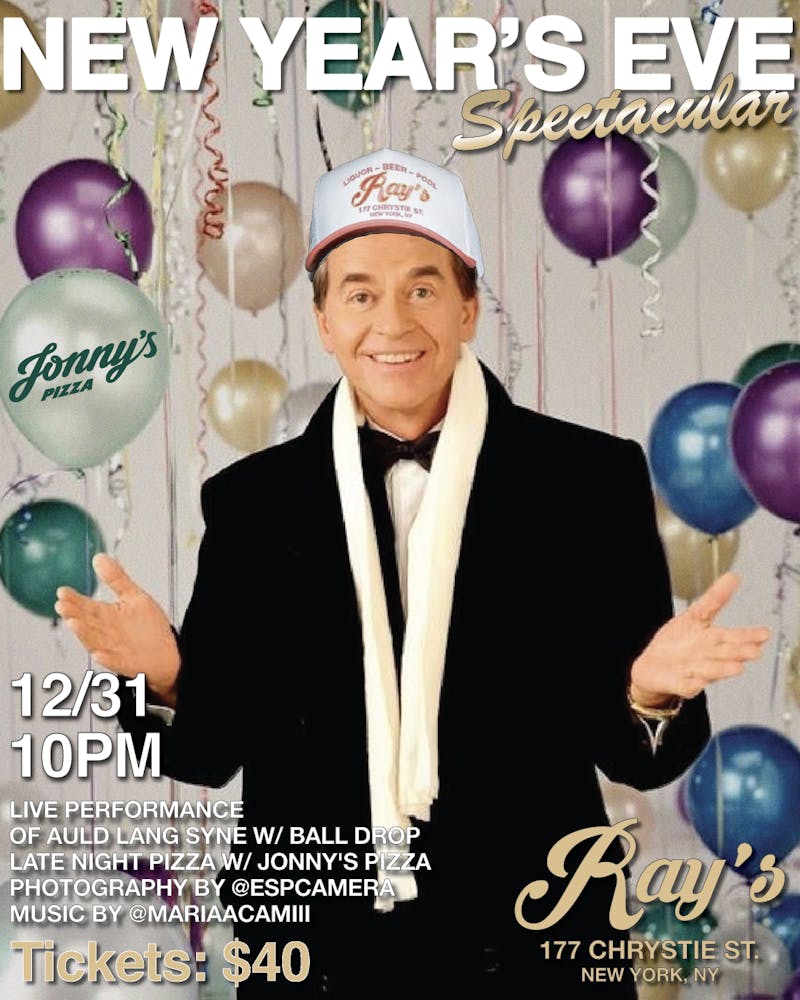 RING IN THE NEW YEAR WITH A LIVE PERFORMANCE OF AULD LANG SYNE, THE BALL DROP AND LATE NIGHT PIZZA FROM JONNY'S PIZZA! PHOTOGRAPHY BY @ESPCAMERA MUSIC BY @MARIAACAMIII LET’S CELEBRATE! Tickets here here 