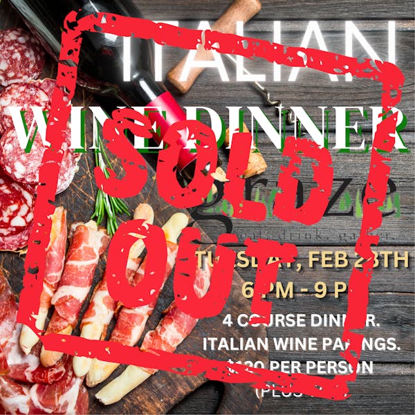 Italian Wine Dinner Graze American Restaurant in Tomball, TX