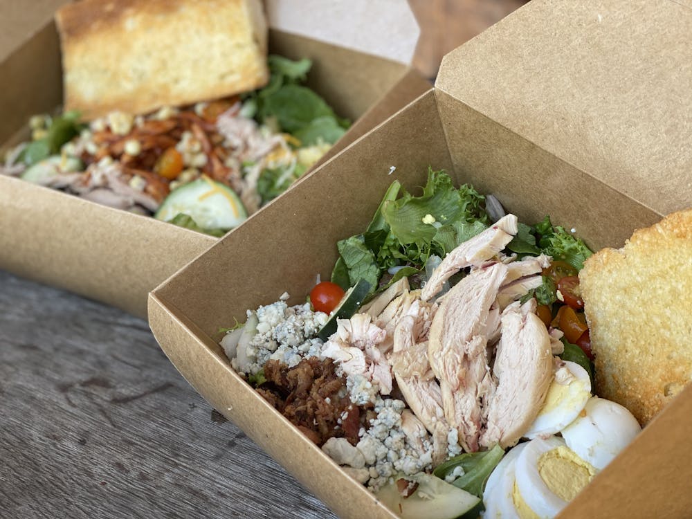 a box filled with different types of food