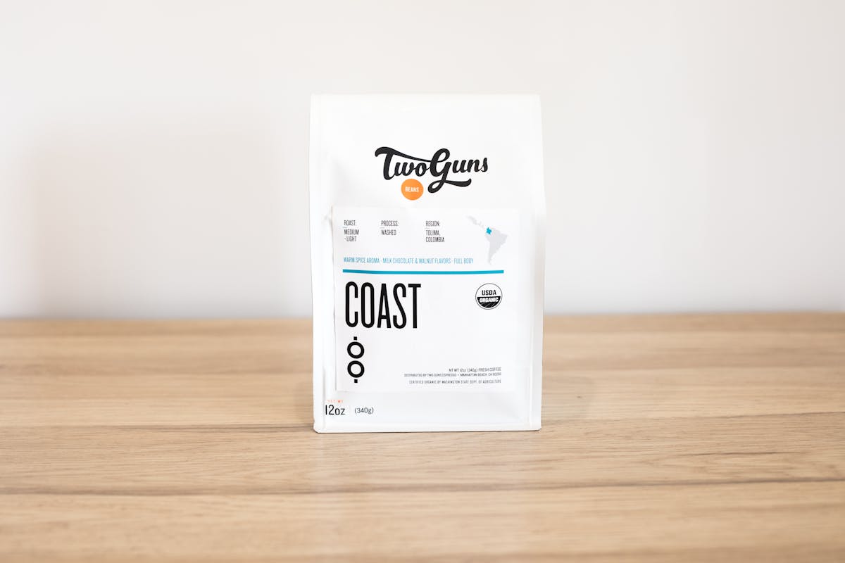 Photo of Coast (Single Origin, USDA Organic Certified)  Experience the deliciously complex flavor of this certified organic single origin coffee. Its lilac aroma and subtle vanilla finish make for an incredibly divine combination you’ll crave daily.