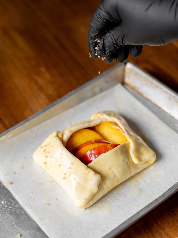 a tray of food on a table