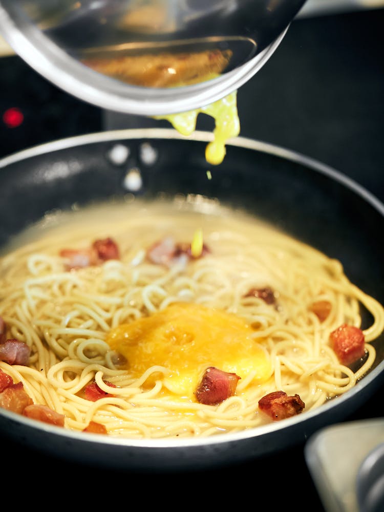 a bowl of food on a plate