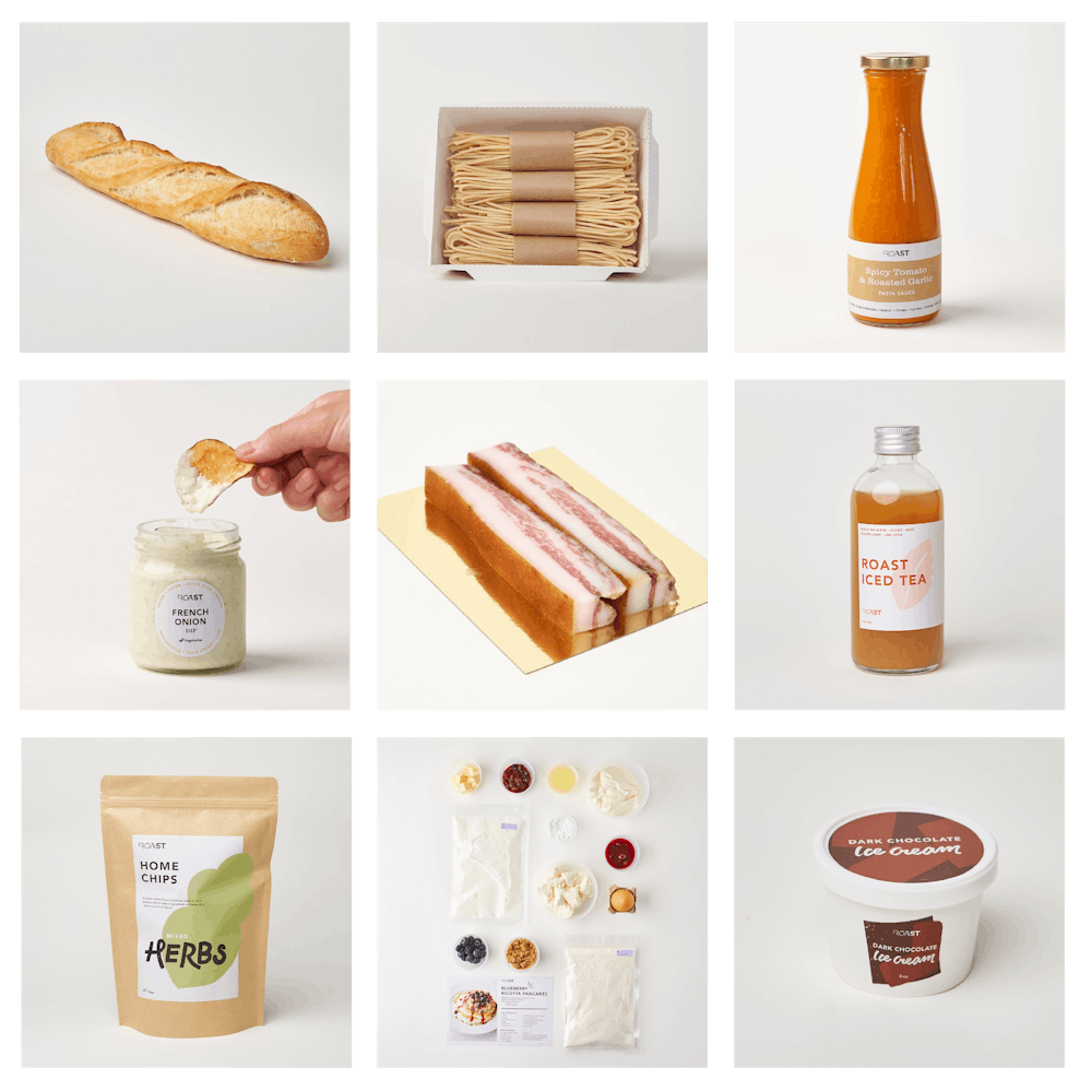 a close up of food