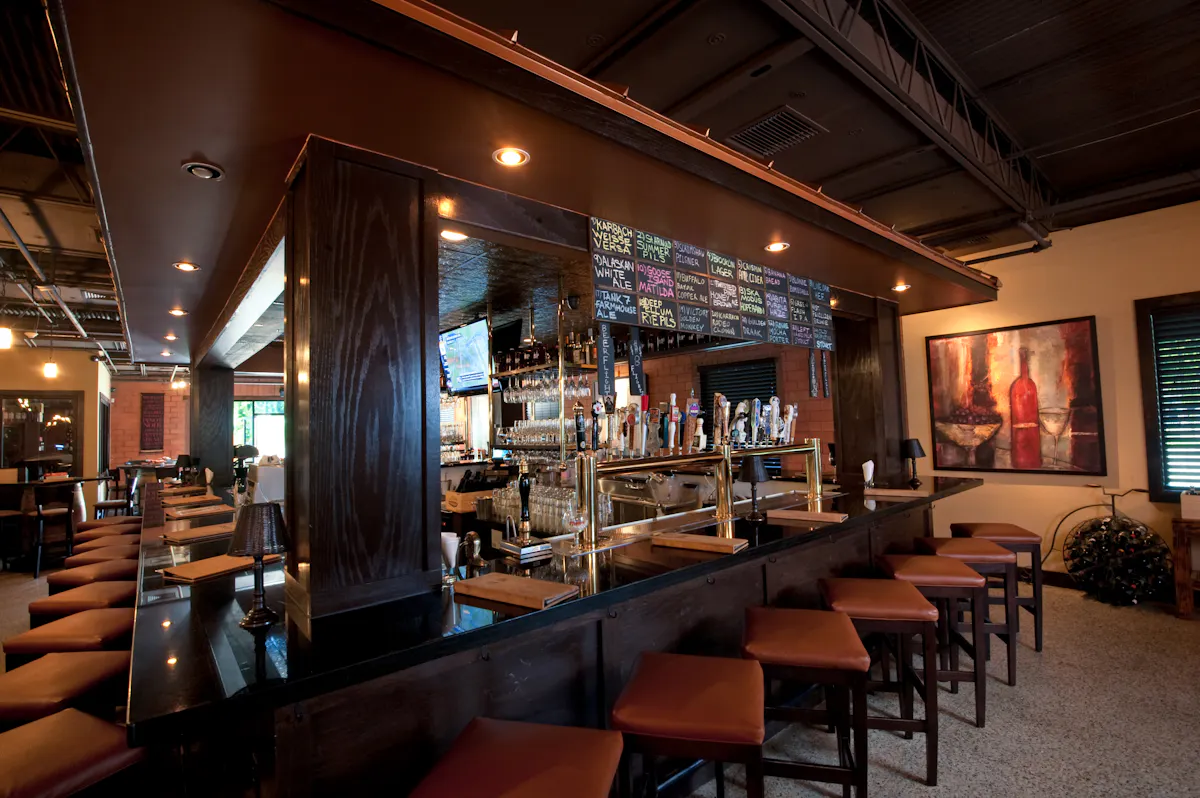 a restaurant's dining room
