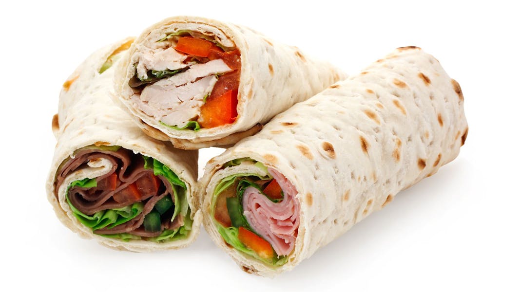 Assorted Meat Wraps Tavern on the Wharf Restaurant & Bar in