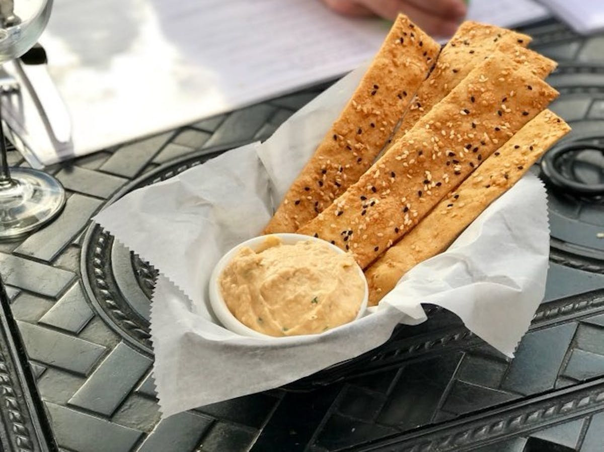 a sandwich sitting on top of a table