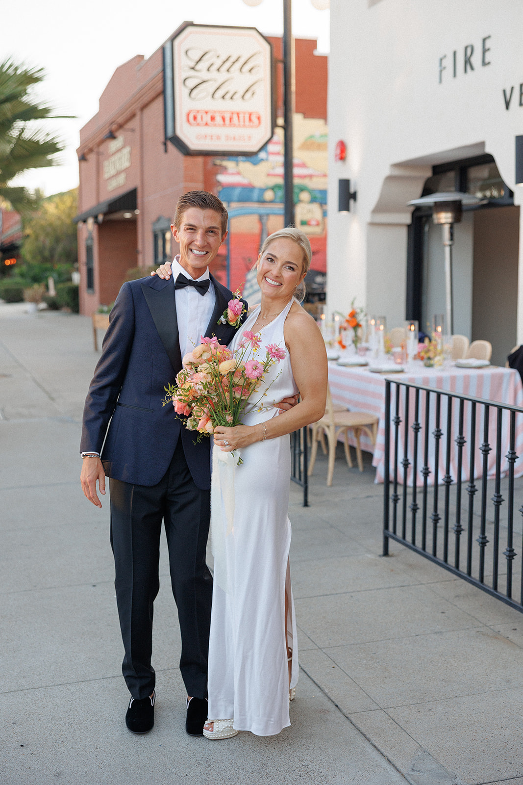 a man and woman posing for a picture