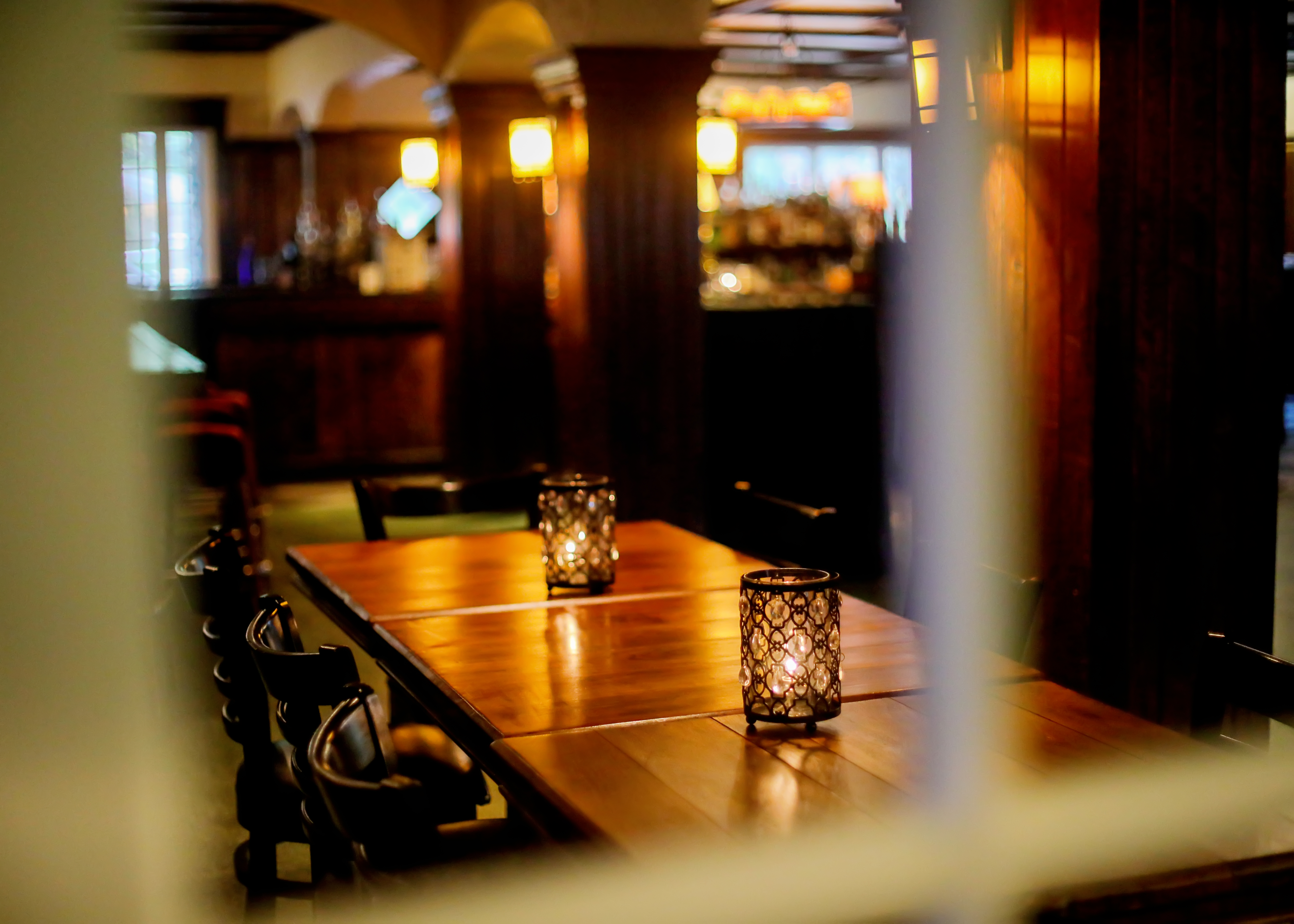 a view of the eiffel tower lit up at night