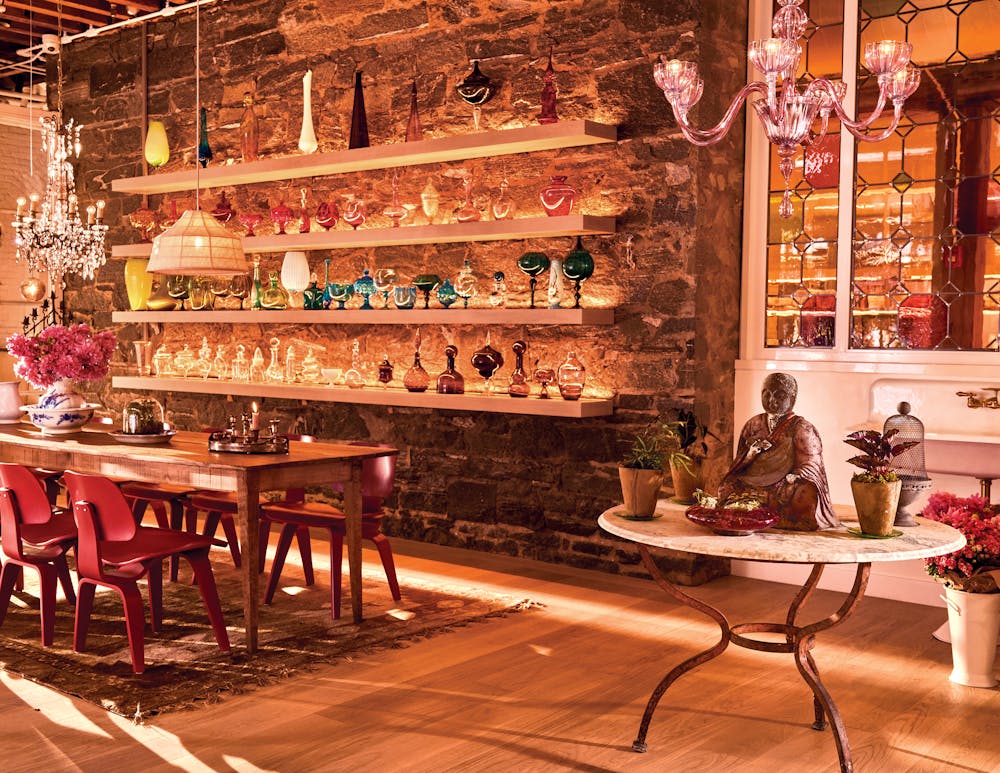 a group of people sitting at a table in a restaurant