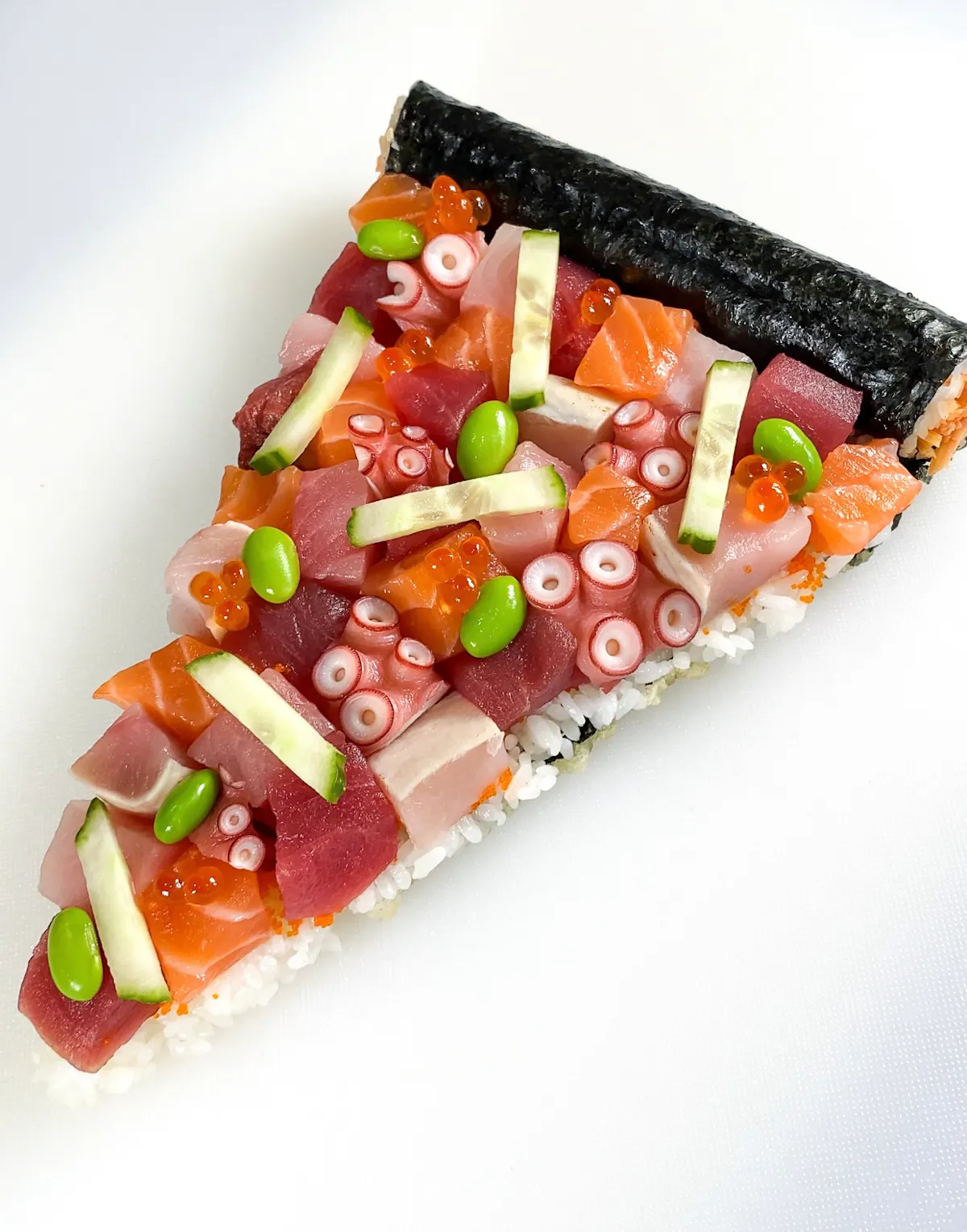 a piece of food on a plate