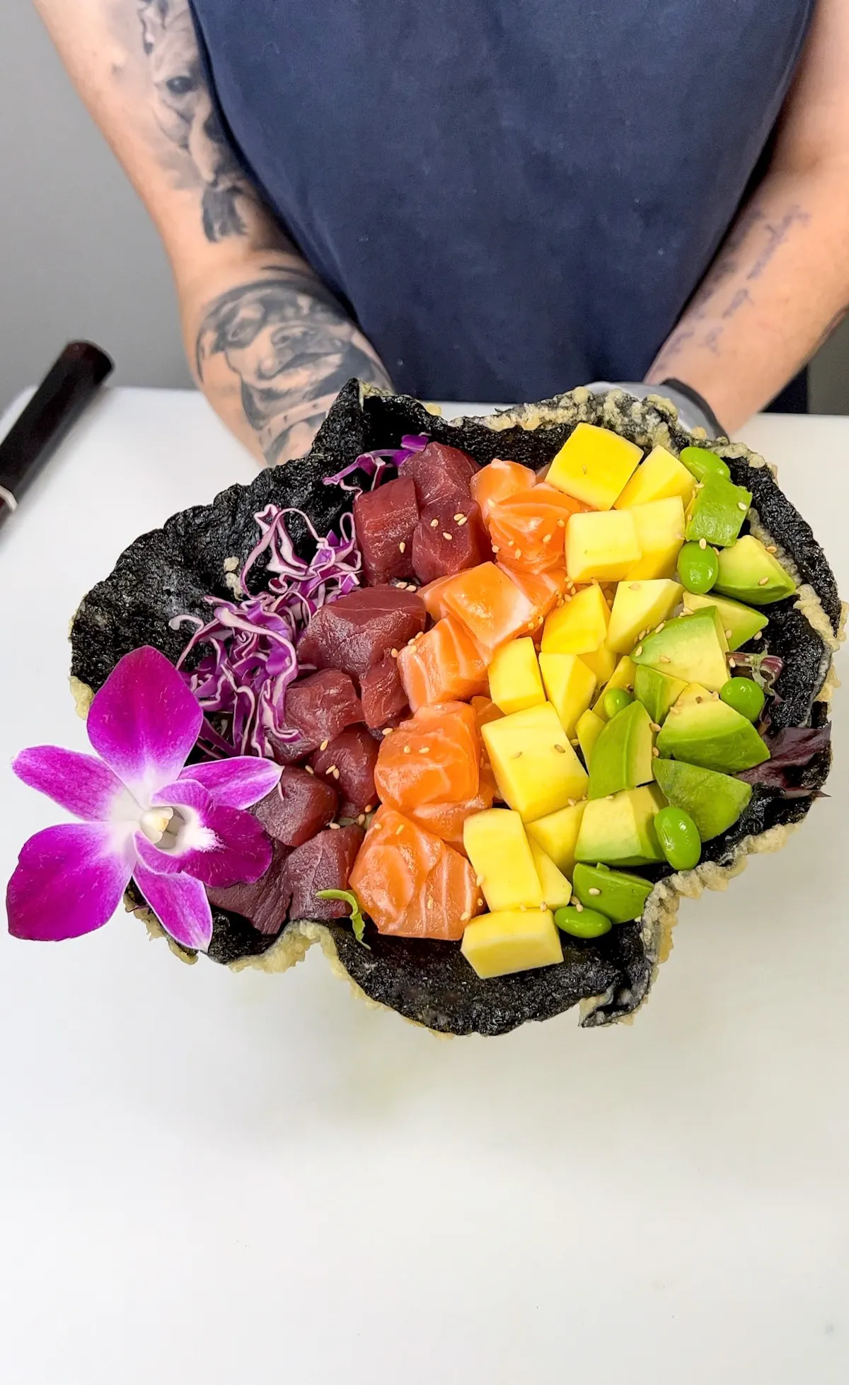 a plate of food