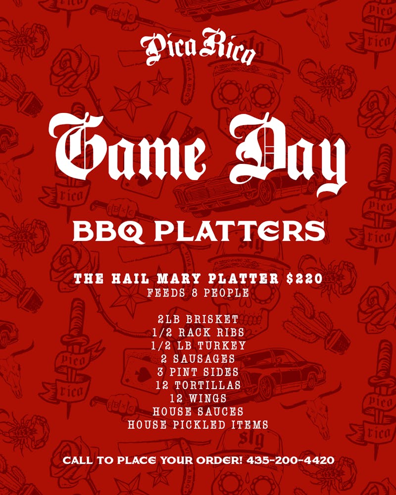 bbq platter sunday football game
