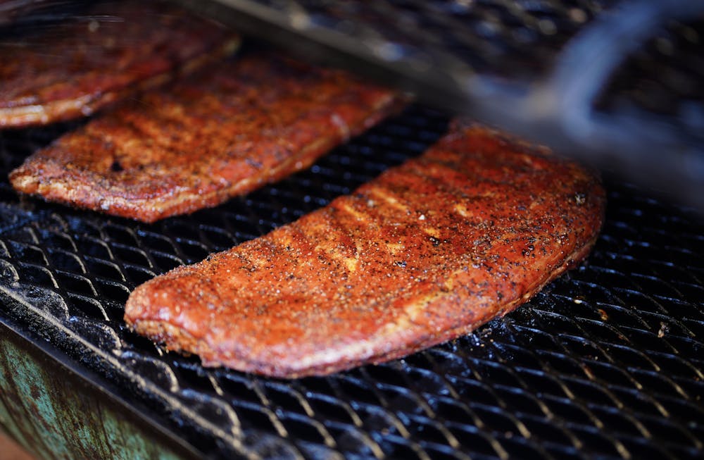 Pica Rica barbecue on grill cooking