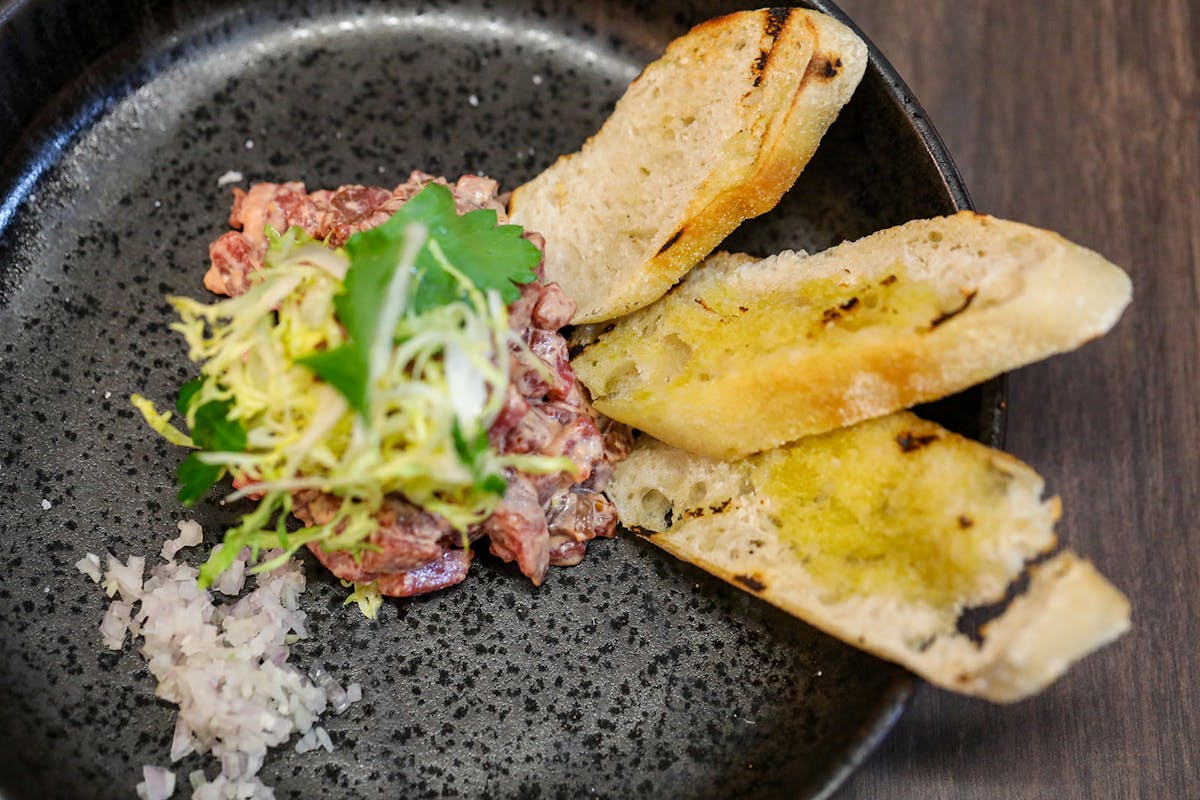 a plate of food