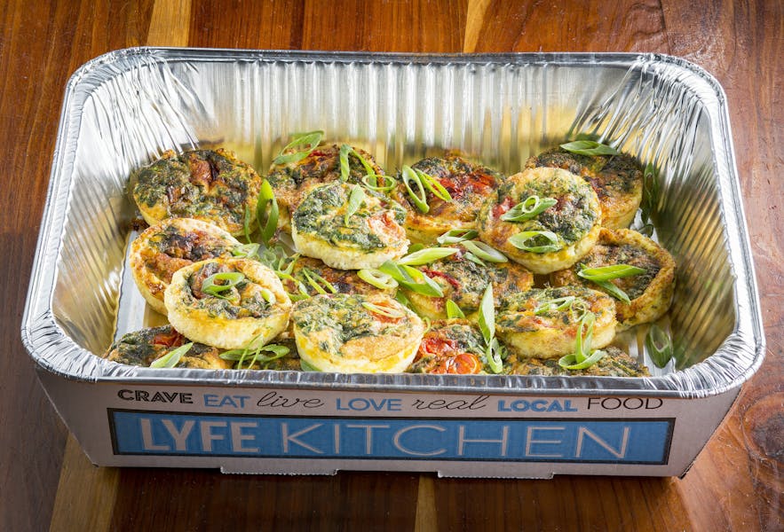 Mini Spinach & Egg Frittata LYFE Kitchen