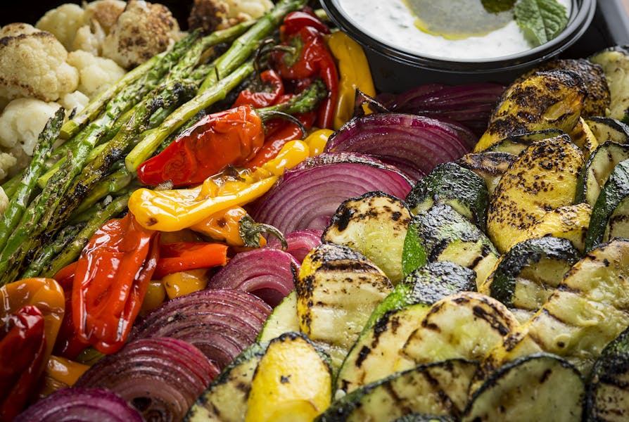 Grilled Vegetable Platter | LYFE Kitchen