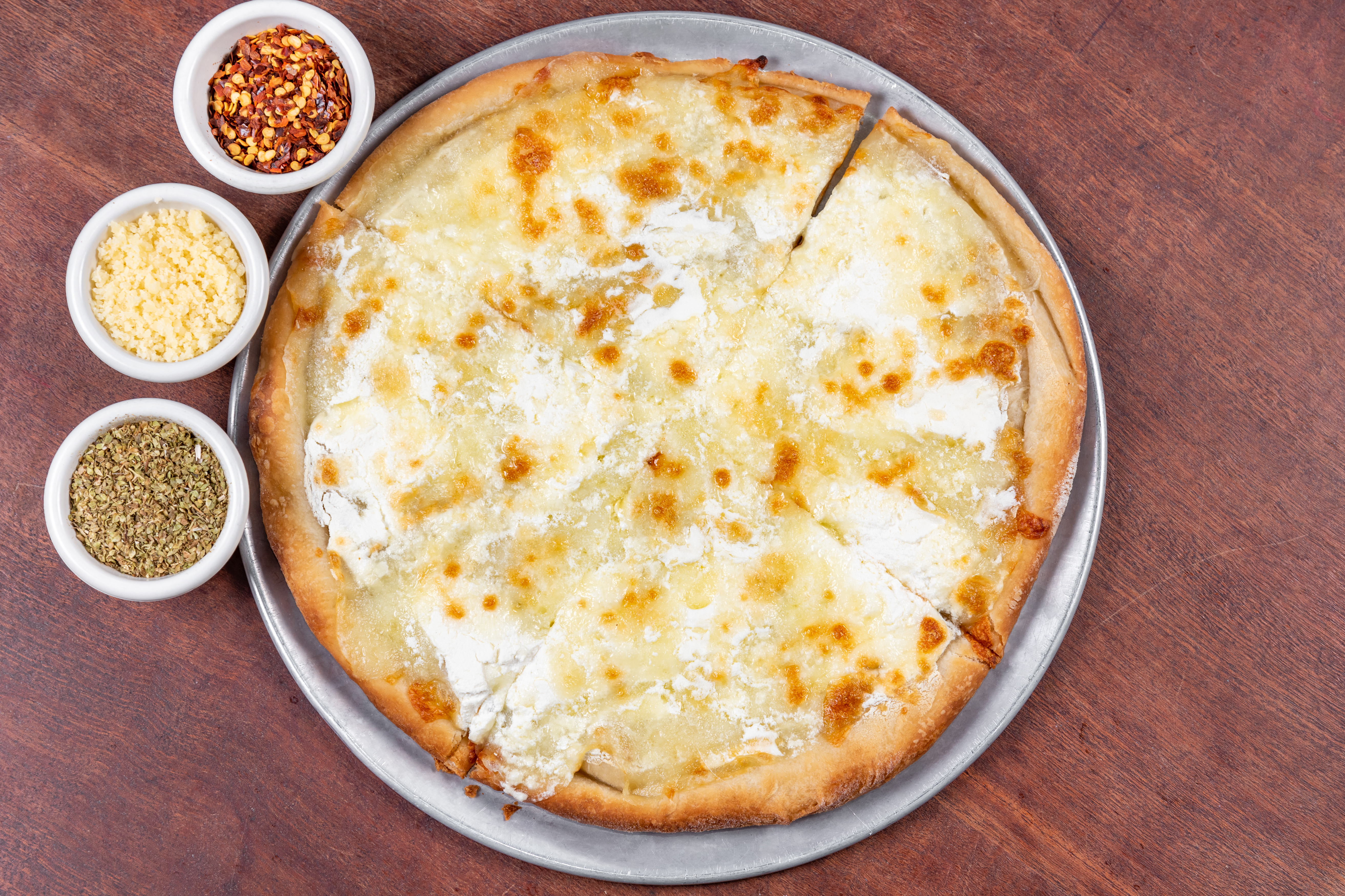 White Pizza (With Ricotta & mozzarella cheese)