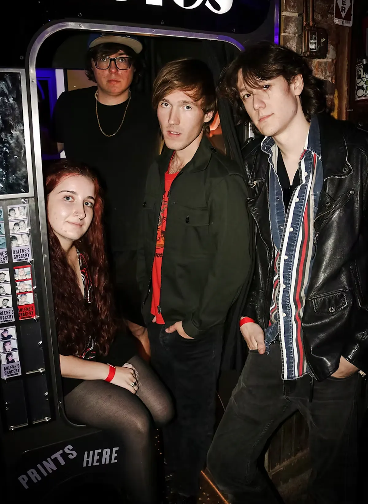a group of people posing for a photo