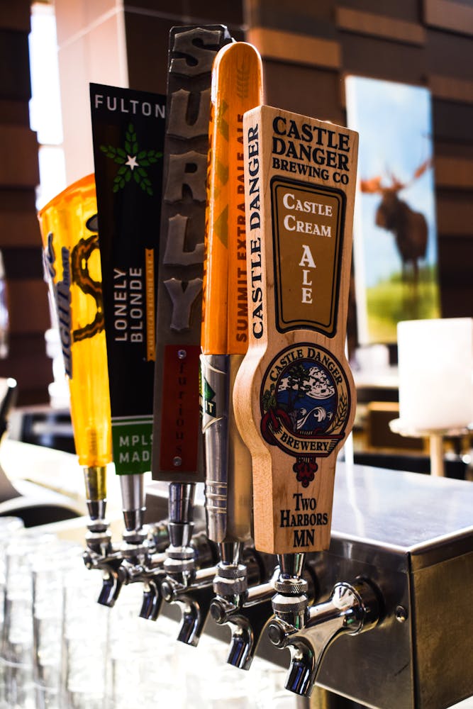 a group of flyers on a table