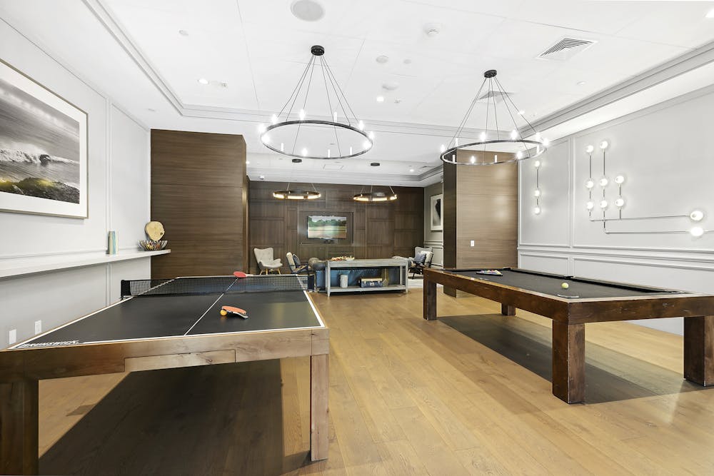 a wooden table