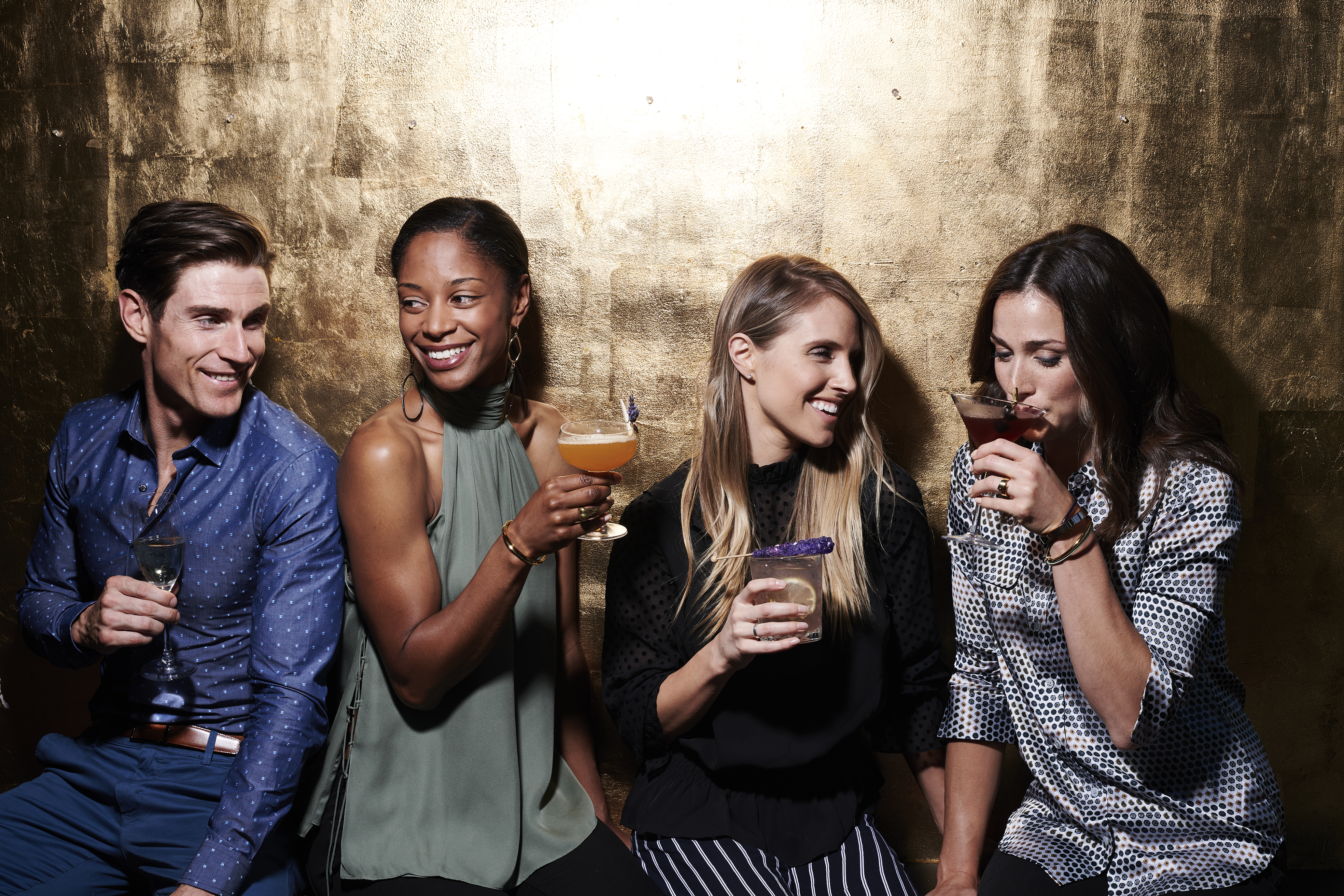 a group of people posing for the camera