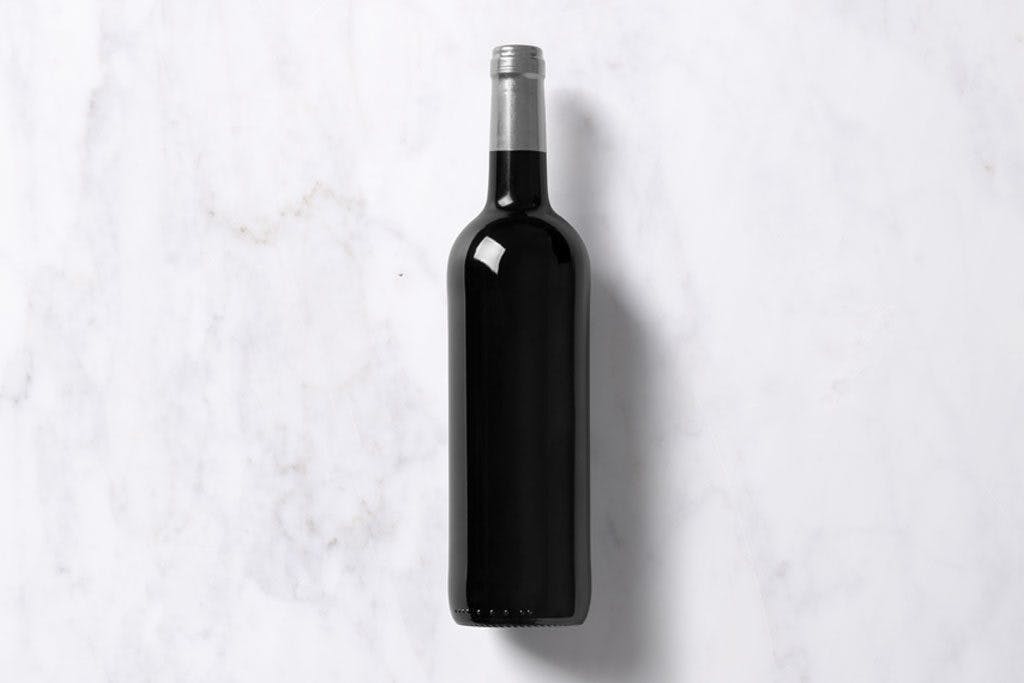 a bottle of wine