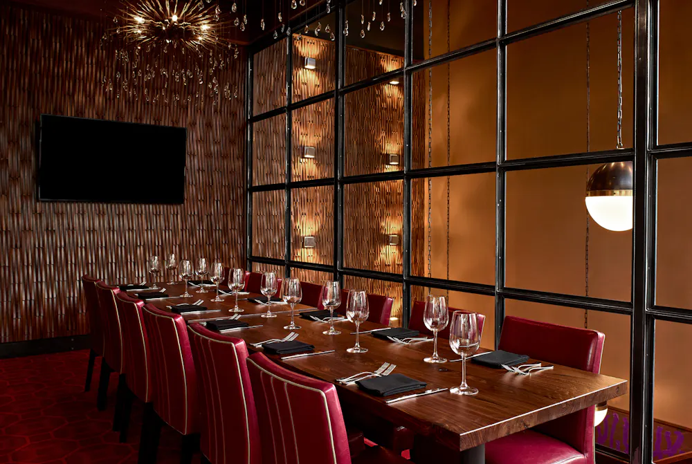 a dining room table