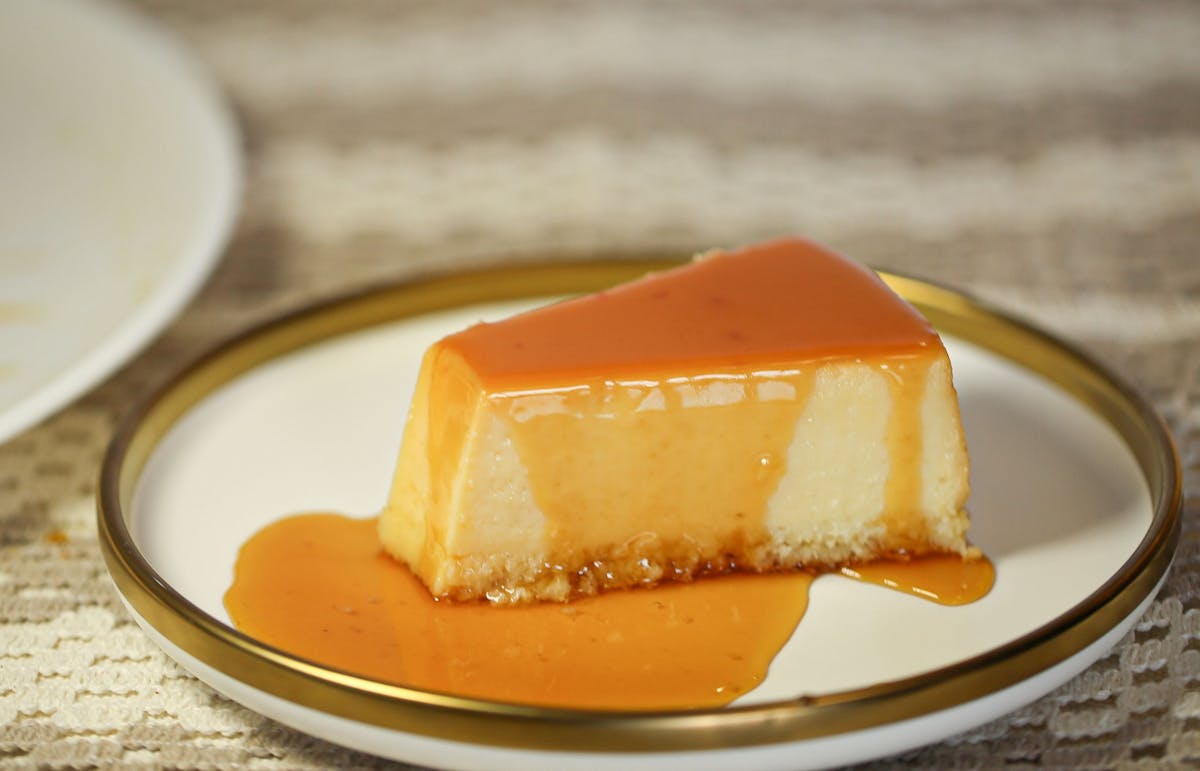 a close up of a piece of cake on a plate